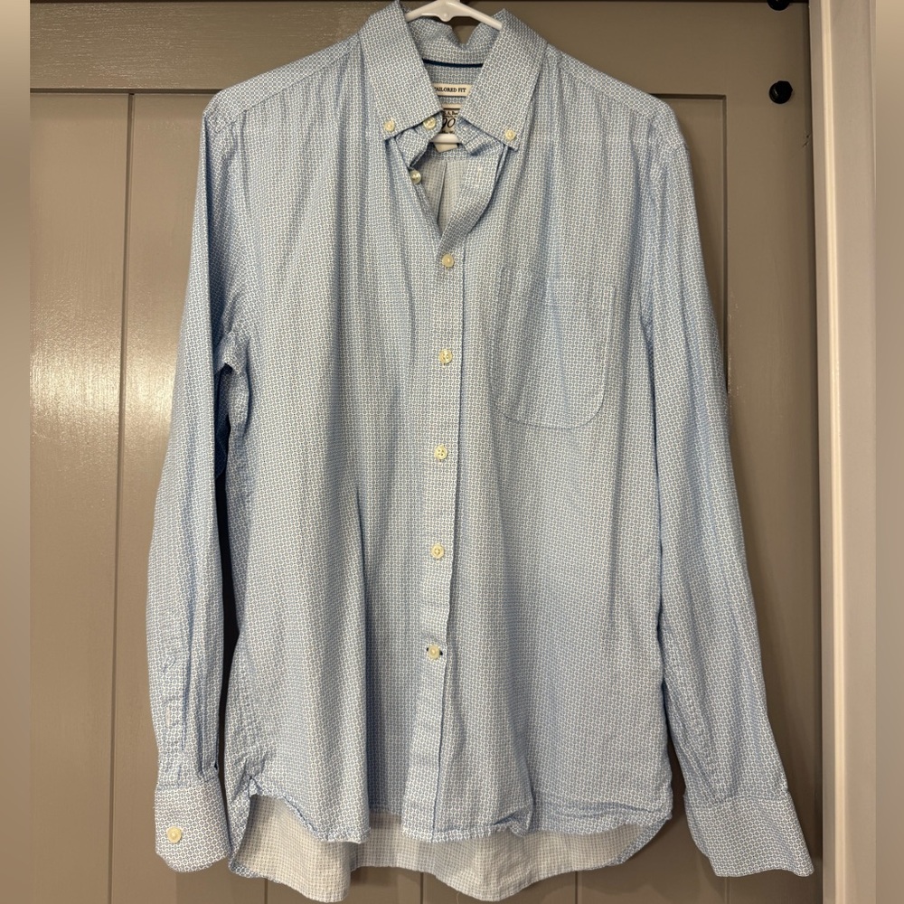 Jos. A Bank Light‎ Blue Men’s Button-Down Collared Shirt M